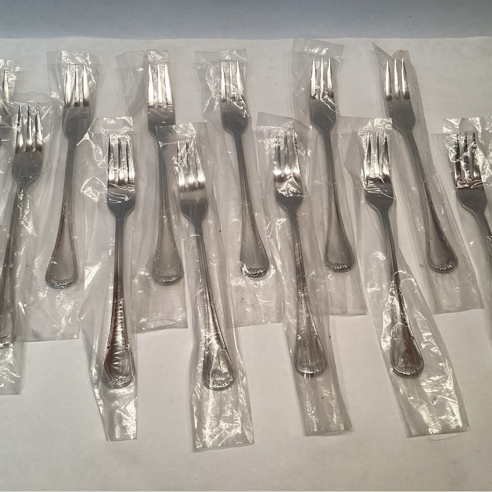 Cocktail Forks Edward Don & Co Stainless Flatware NEW 12 PCS